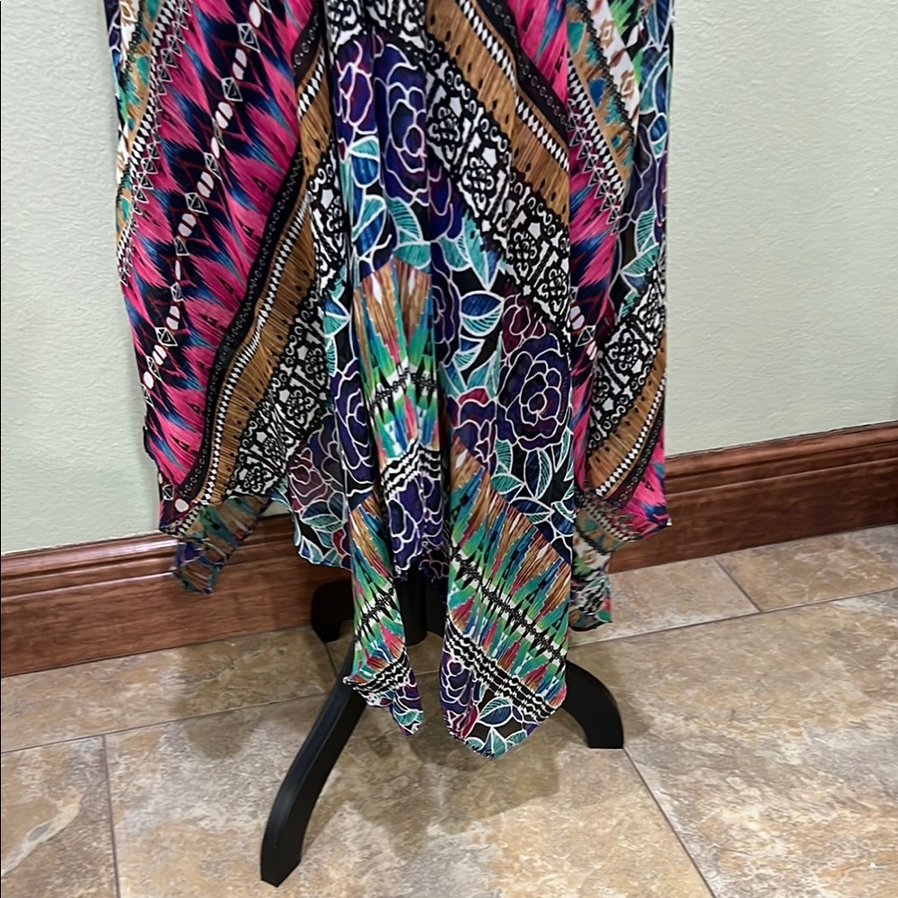 Rabbit Rabbit Rabbit Purple Blue Asymmetrical Sundress - Picture 4 of 5